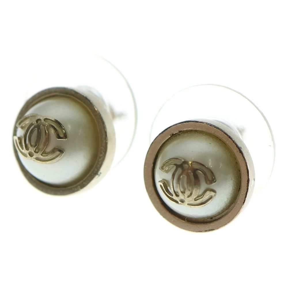 CHANEL シャネル ココマークパールピアス イヤーアクセサリー ゴールド 07C