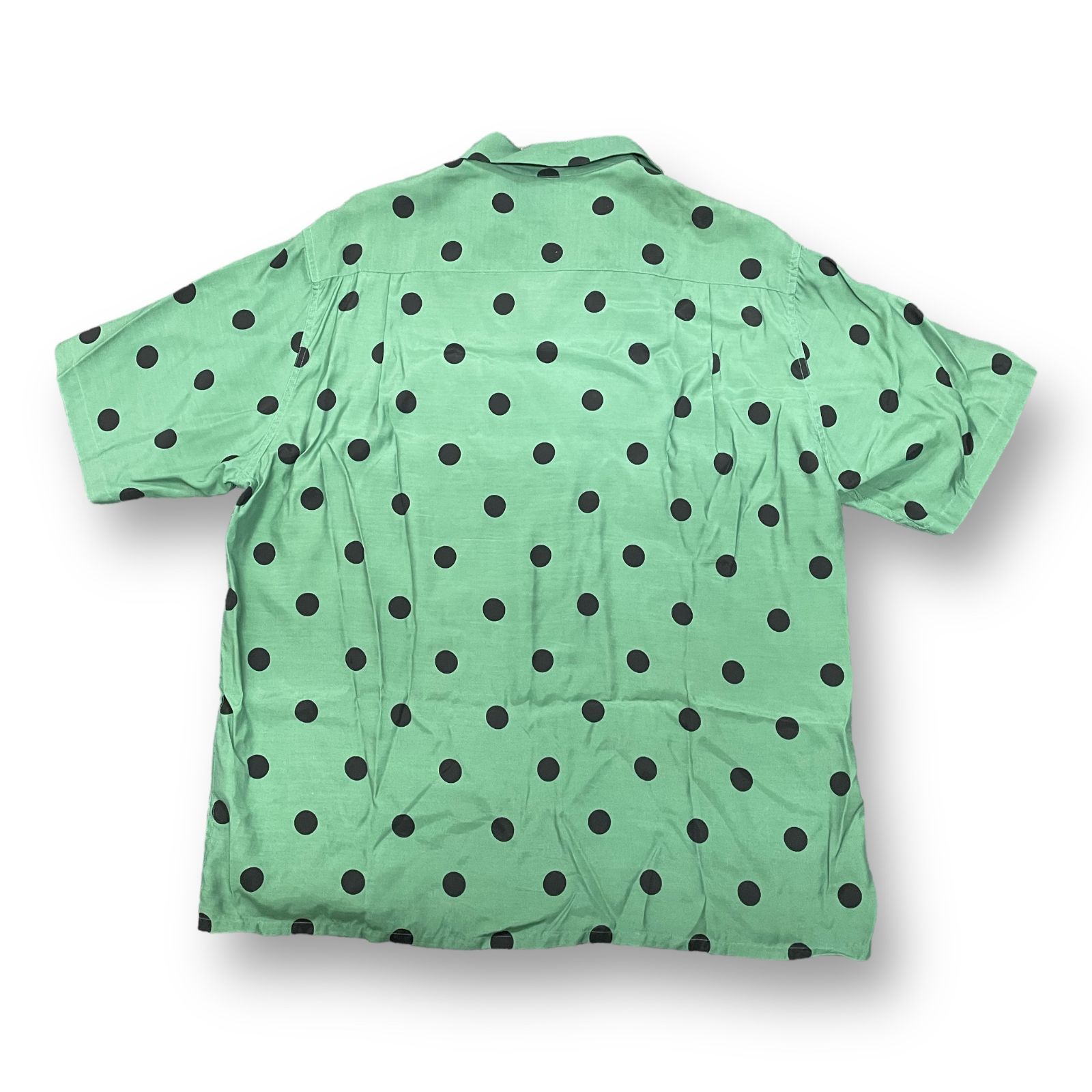 WACKOMARIA/DOTS OPEN COLLAR SHIRT【L】｜ファッション