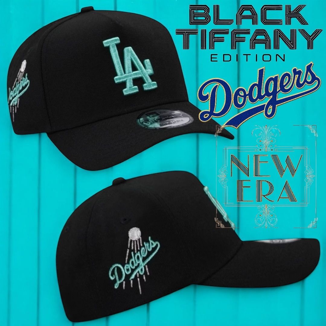 ラスト1点 ブラック×ティファニーエディション ロサンゼルス ドジャース ニューエラ 9FORTY A-FRAME NEW ERA TIFFANY 日本未発売 キャップ 帽子