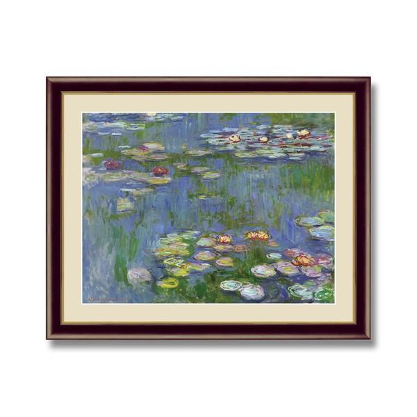 絵画  世界の名画 モネの睡蓮 が登場 額縁付き 絵画 世界の名画 モネの睡蓮 が登場 額縁付き Amazon.co.jp: JHA