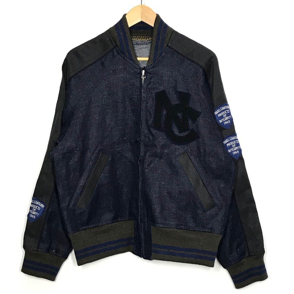 倉吉店 Nigel Cabourn | ナイジェルケーボン スタジャン STADIUM JACKET HEMP DENIM 8050-00-30005 インディゴ サイズ 46 94