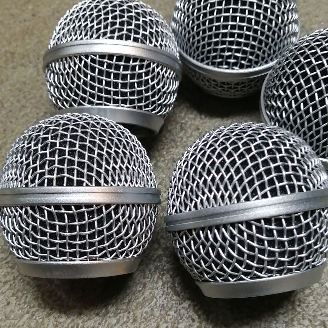 SHURE SM58 交換用 マイクグリル5個セット - メルカリ