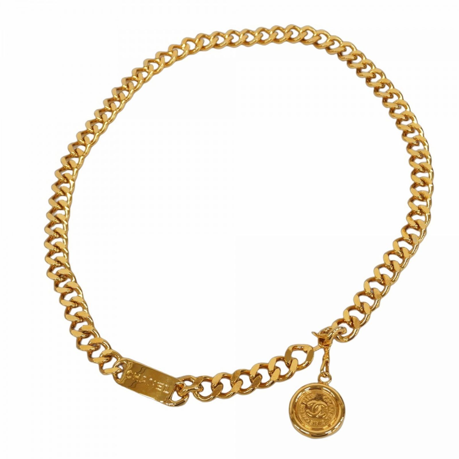 シャネル(Chanel) シャネル ベルト チェーン ゴールド