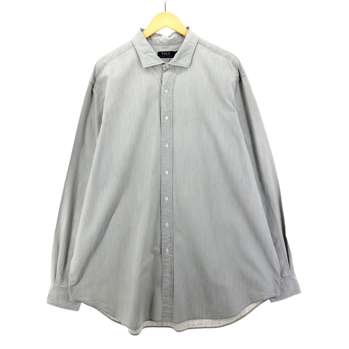 古着 ラルフローレン Ralph Lauren POLO RALPH LAUREN 長袖 コットンシャツ メンズXXL/eaa397332