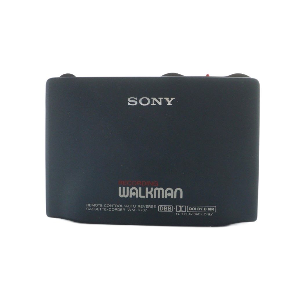 SONY カセットウォークマン WM-RX707 整備品 本体のみ 黒 SONY - カセットウォークマンSONY WM-RX707 、黒「整備済み、完