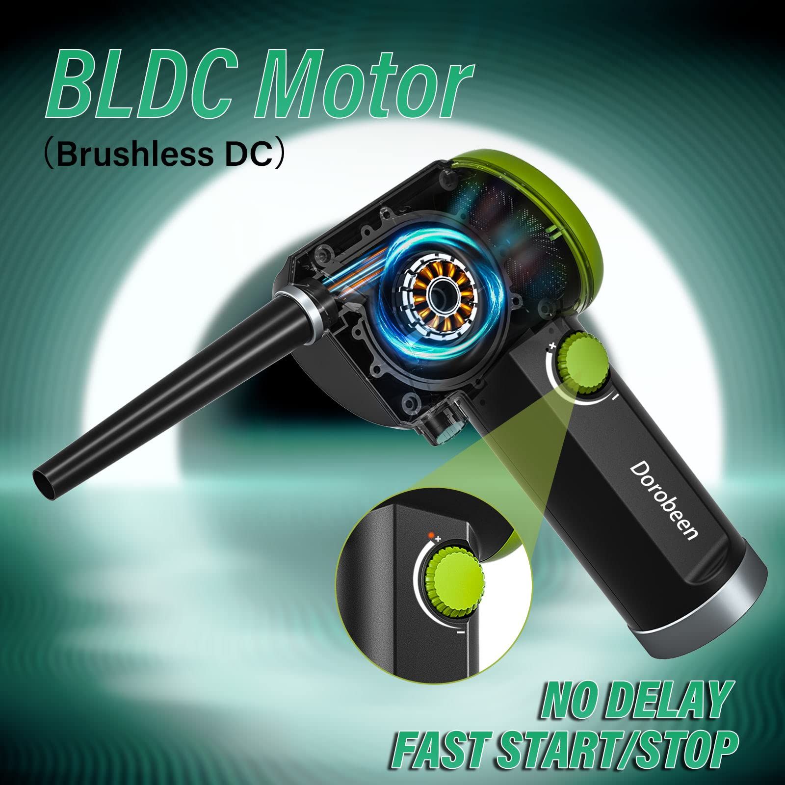 コンピュータキーボード電子機器クリーニング用電動エアーダスター