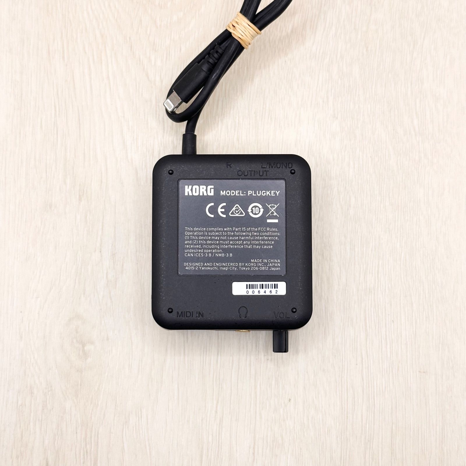 plugKEY KORG コルグ モバイルMIDI オーディオインターフェース