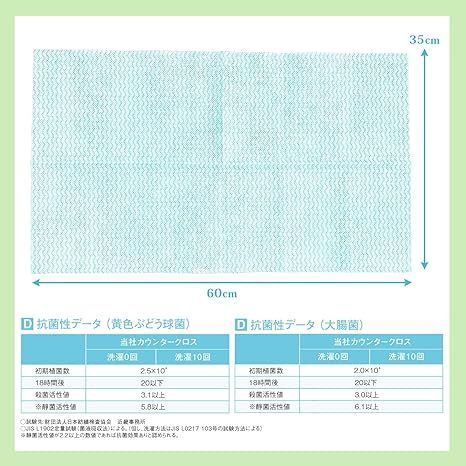 橋本クロス] カウンタークロス 薄手 100枚入 (35×60cm) グリーン 2UG 使い捨て ふきん 吸水 速乾 衛生的 食器拭き 家庭用 業務用  - メルカリ