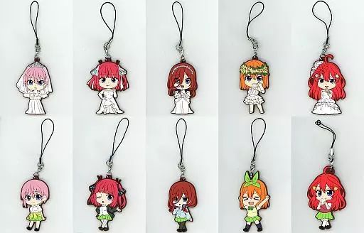 【中古】雑貨 全10種セット 「映画 五等分の花嫁 ラバーストラップコレクション」