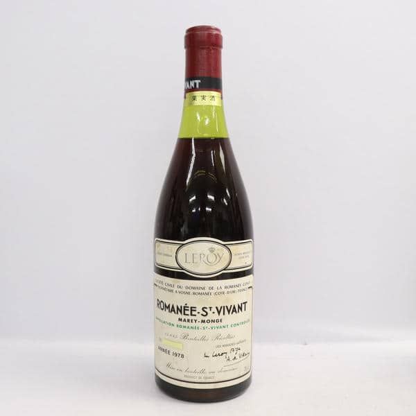 DRC ロマネ サンヴィヴァン 1978年 750ml - メルカリ