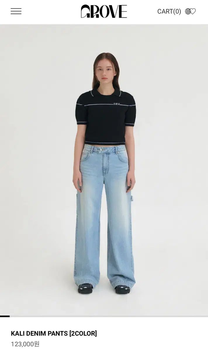 Grove グローブ デニム KALI DENIM PANTS BLUE