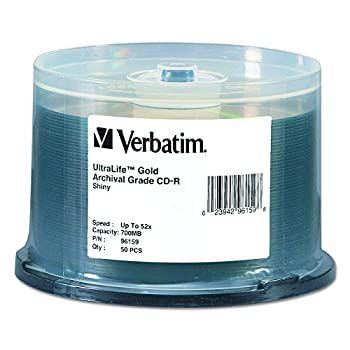 VERBATIM 96159ディスク CD-R 80分52X 700メガバイト超生命ブランドの50pkスピンドル 並行輸入品