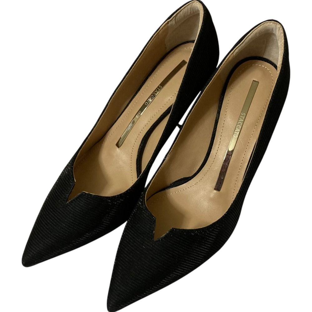 美品 STACCATO スタッカート ポインテッドトゥ Vカット