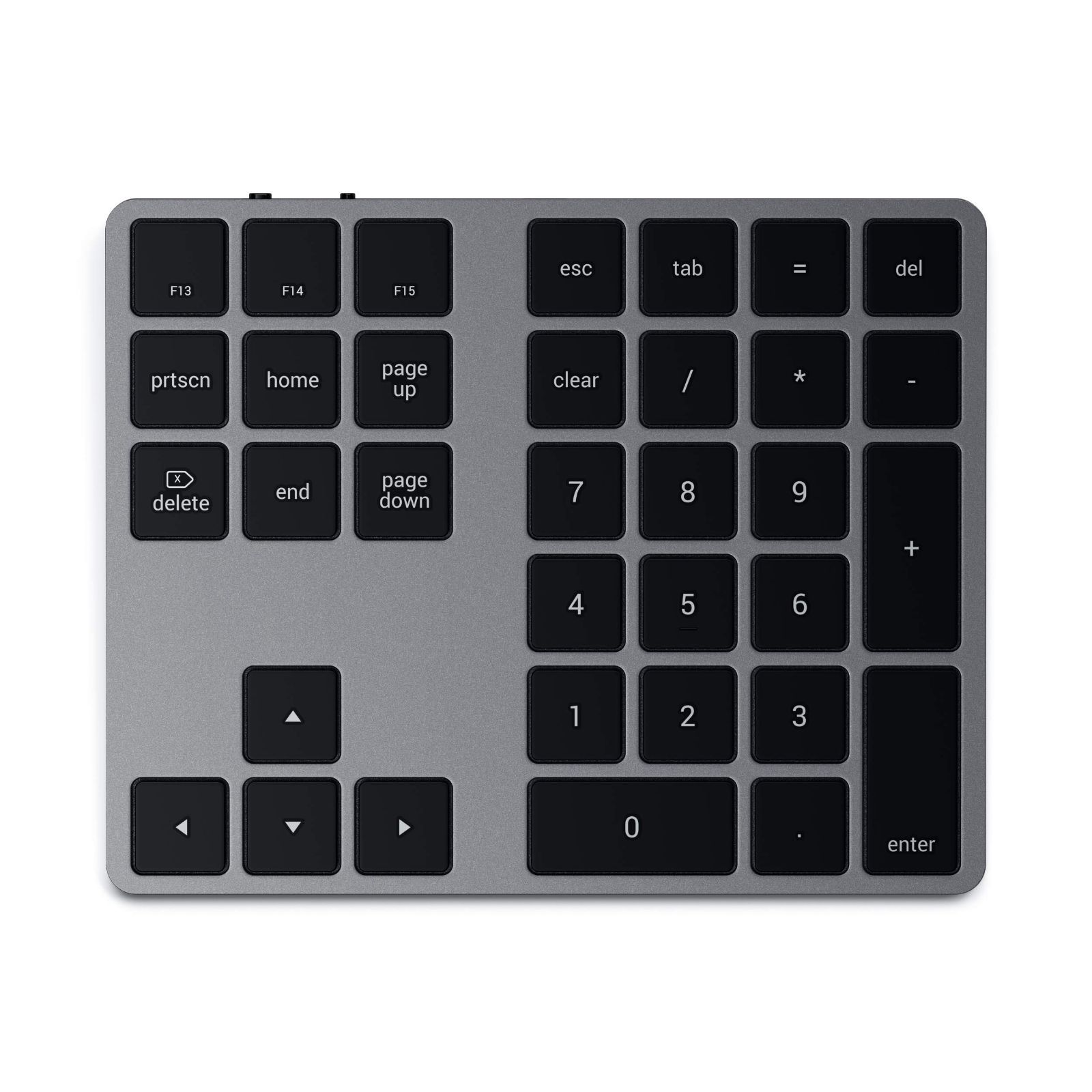 Satechi Bluetooth 拡張 テンキー スリム 充電式 34キー スペースグレイ iMac MacBook iPad など2012以降MacOSデバイス対応