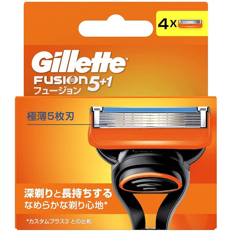 ジレット フュージョン 40個 即購入OK ジレット フュージョン 替刃4コ入 - メルカリ