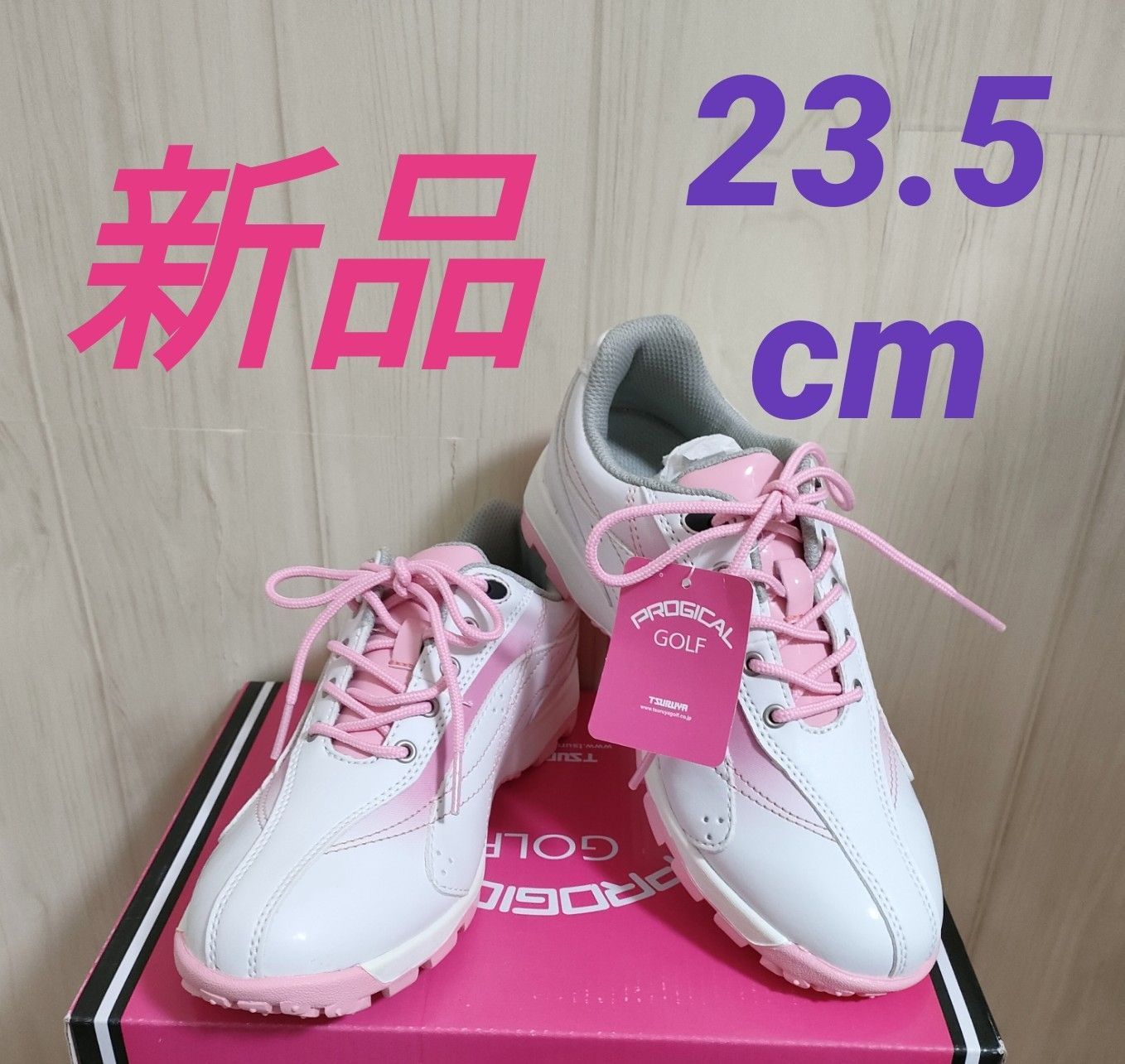 新品 PUMA ゴルフシューズ 23.5cm - シューズ(女性用)