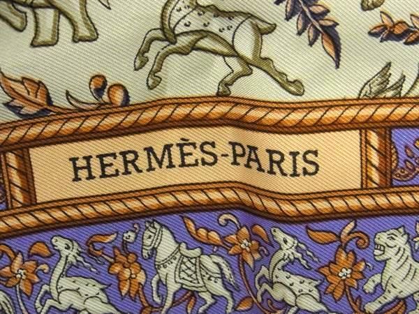 □新品同様□ HERMES エルメス CHASSE EN INDE【インドの狩猟】カレ90
