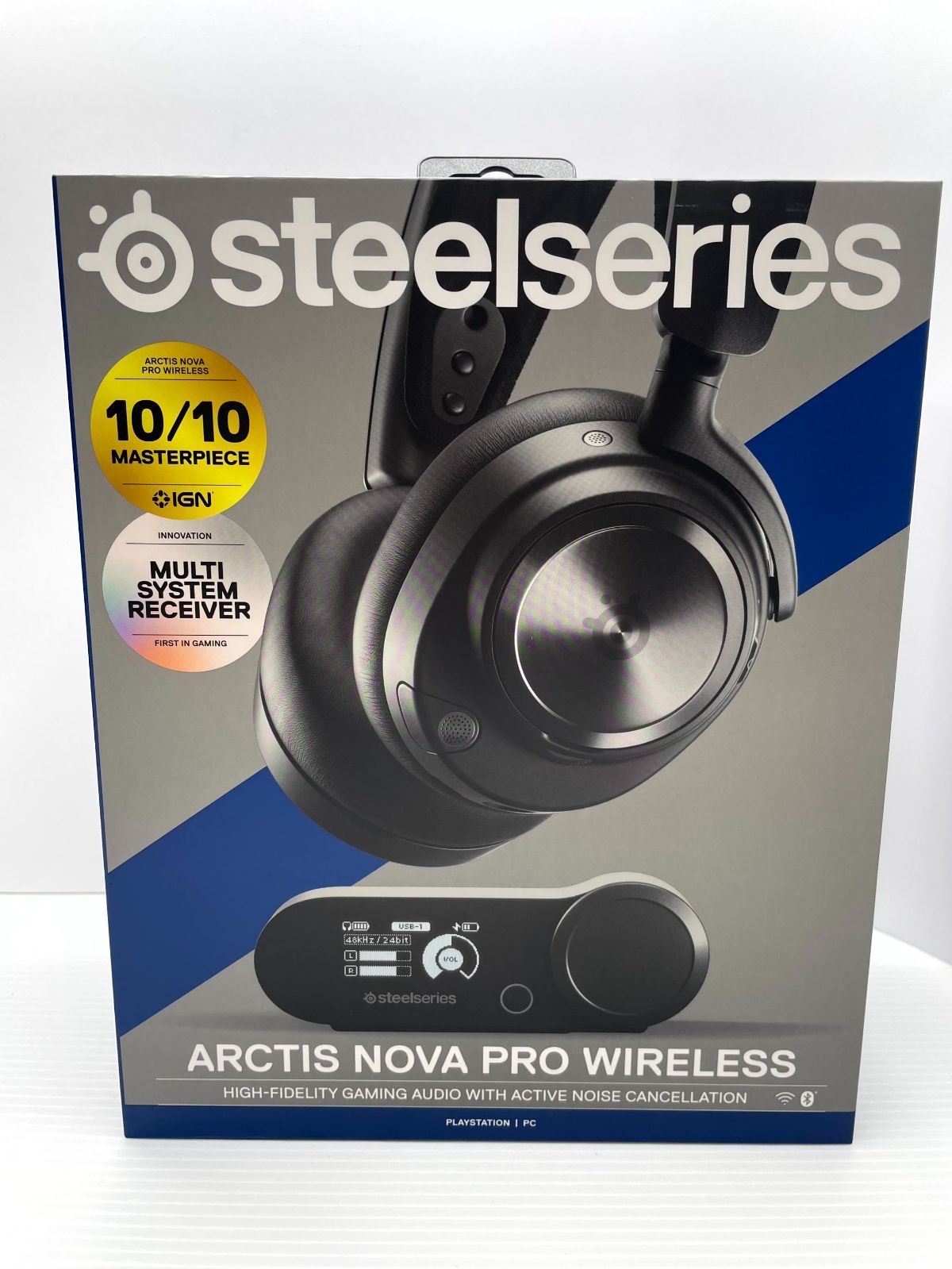 SteelSeries Arctis Nova Pro Wireless ハイエンドゲーミングヘッドセット 582