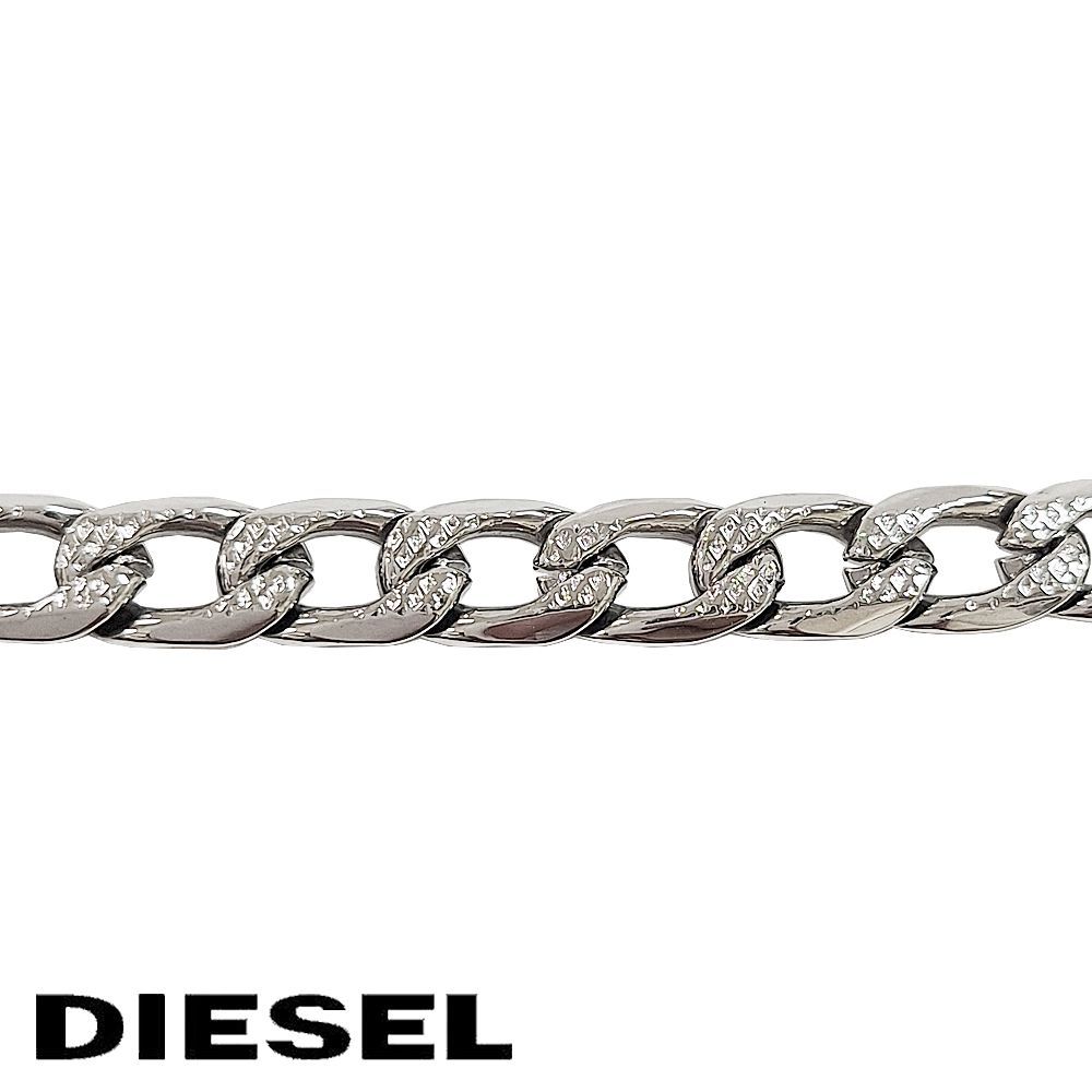 新品】ディーゼル ブレスレット メンズ アクセサリー シルバーカラー