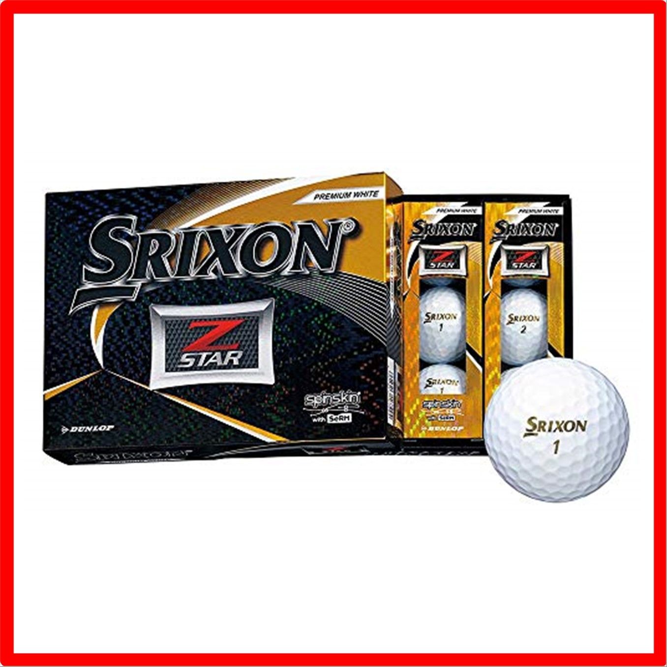 DUNLOP(ダンロップ) ゴルフボール SRIXON TRI-STAR 2022年モデル 1