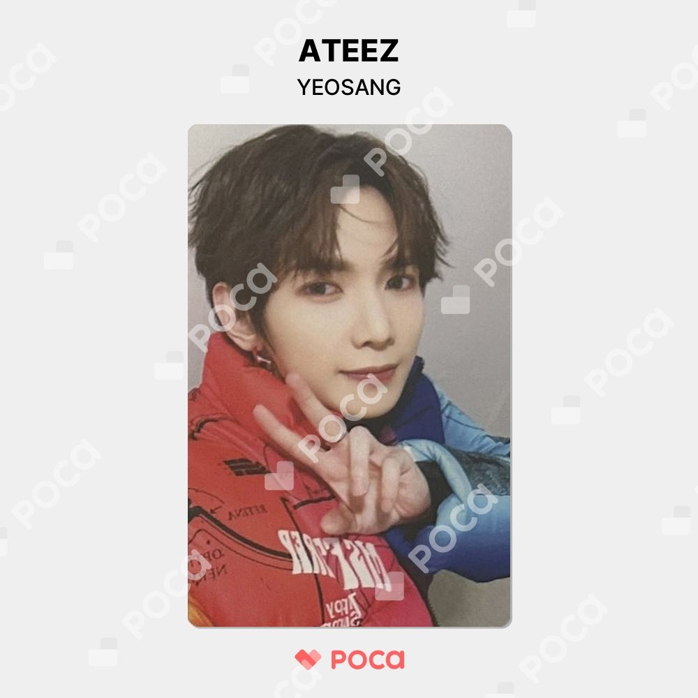 ATEEZ everline popup コレクトブック　トレカ　ヨサン　ユノ ATEEZ ヨサン トレカ ATEEZ X EVERLINE POP-UP STORE ATINY