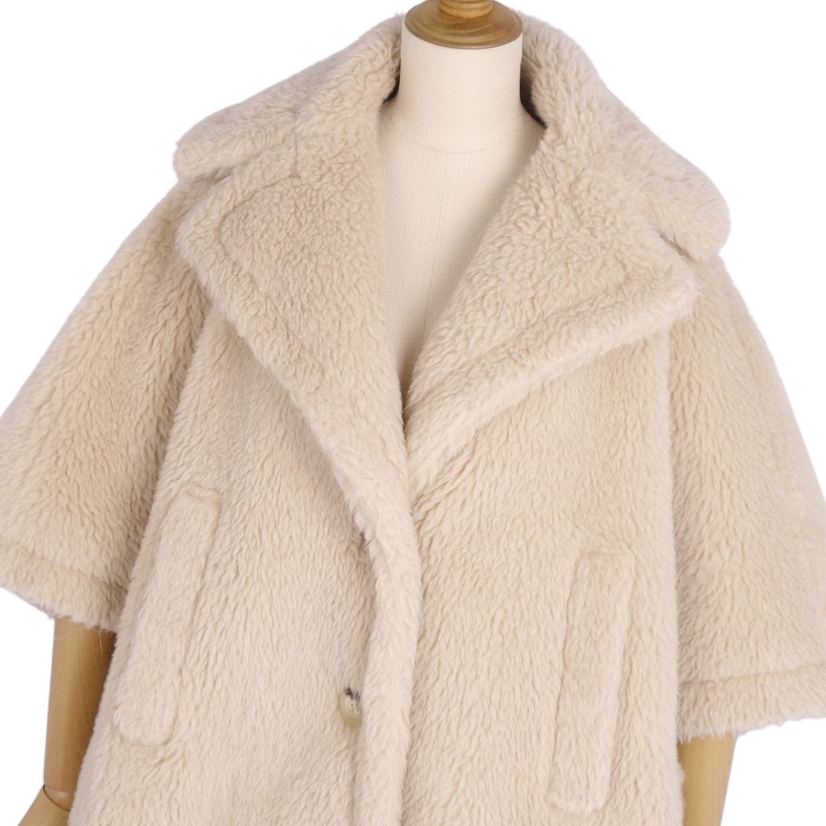 極美品 マックスマーラ Max Mara コート 2023 白タグ テディベア