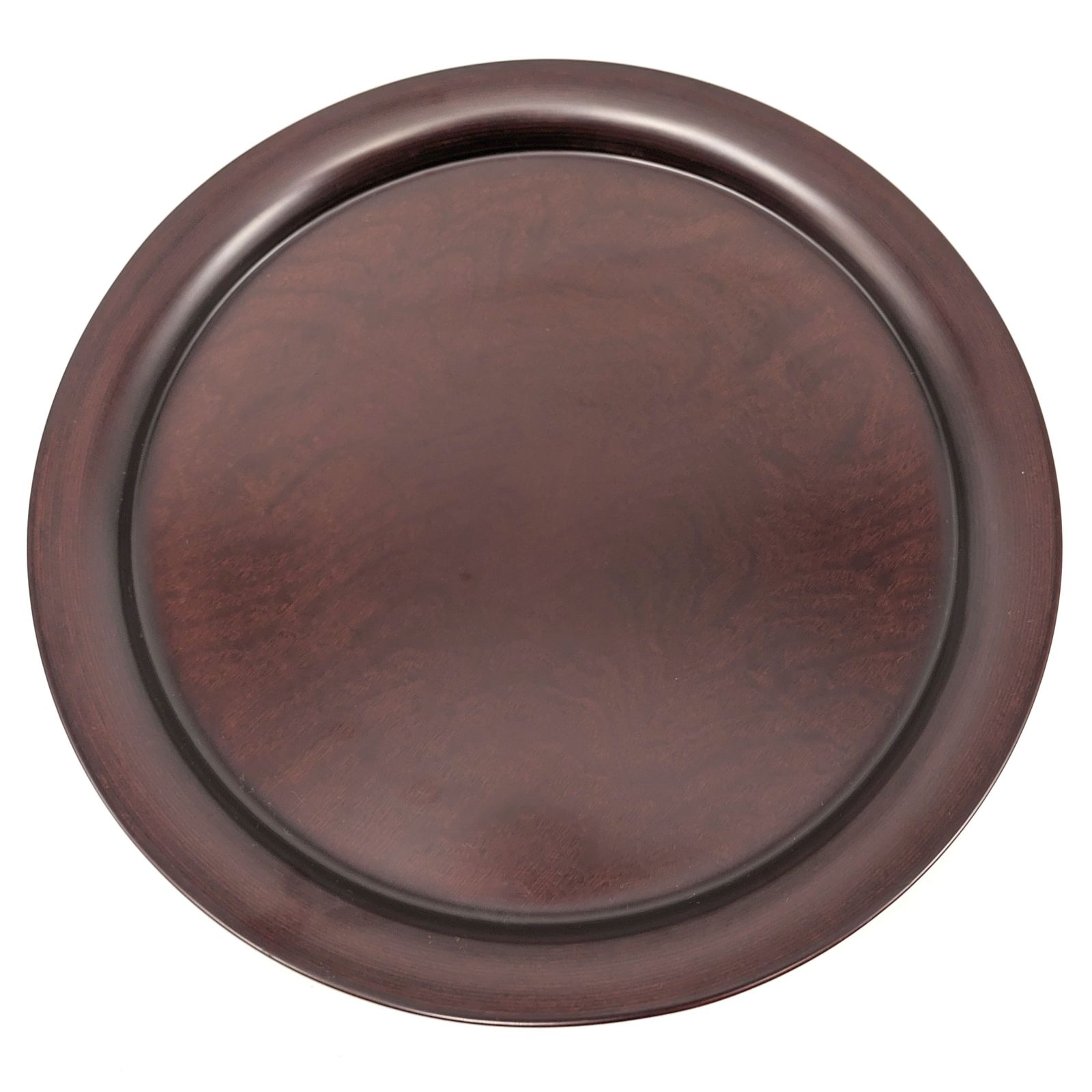 あかねうつわ・漆器丸盆・お盆・トレー・天然木・ブナコ・No.230907-23