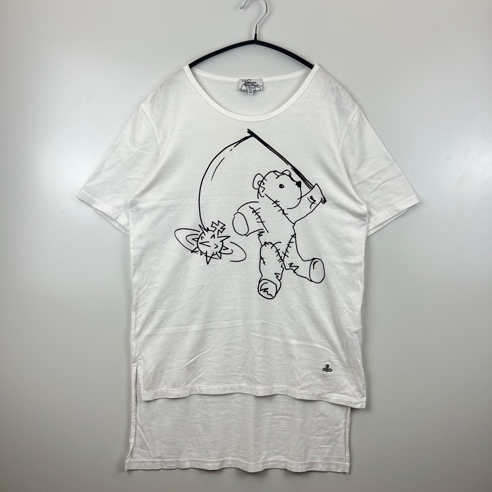 vivienne westwood MAN ORB bear tee shirt asymmetry 46 ヴィヴィアン