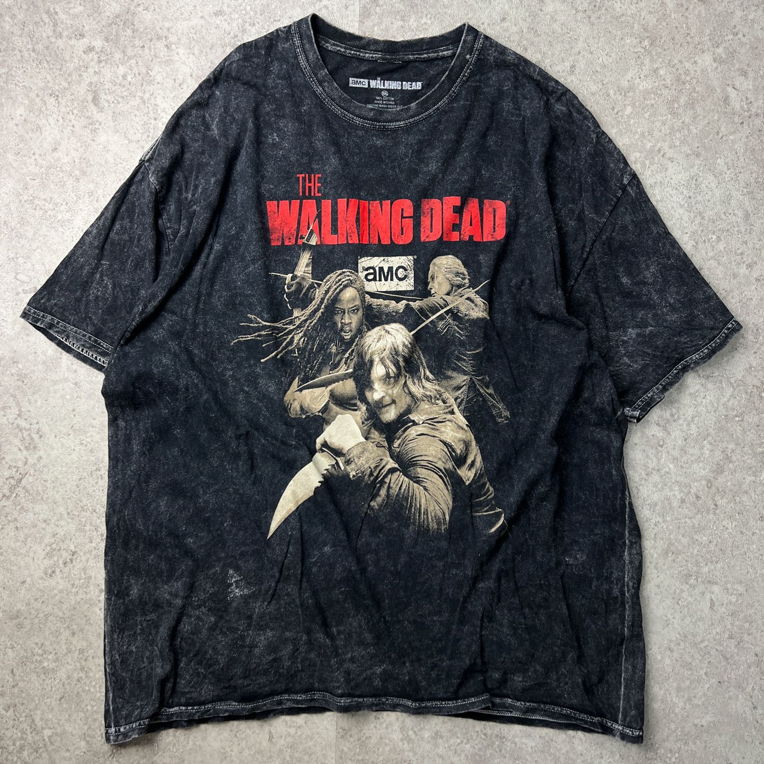 【2XLサイズ】ウォーキングデッド 公式 オフィシャル Tシャツ ビッグシルエット ビッグサイズ オーバーサイズ ボックスシルエット Y2K ゆるだぼ
