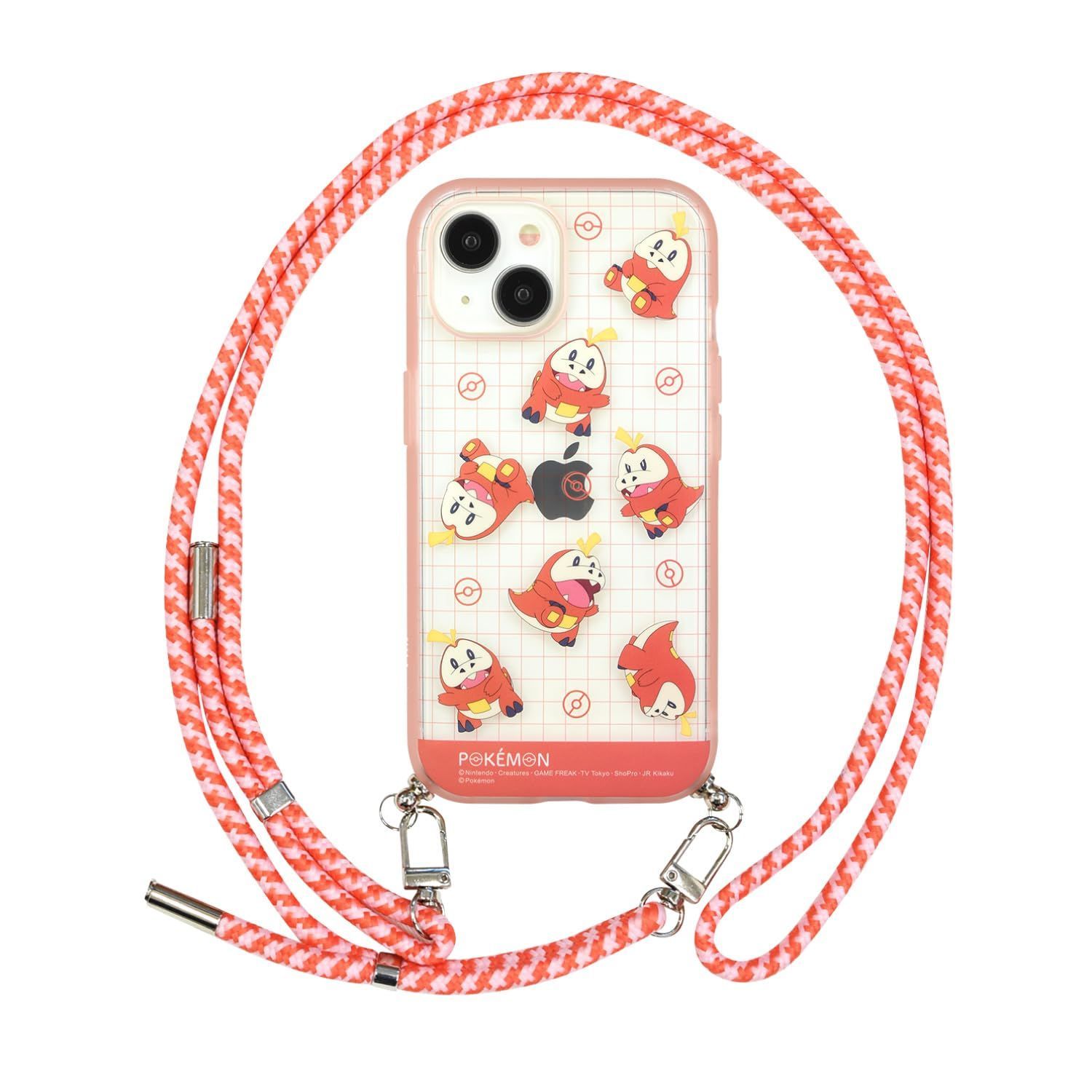 【特価セール】IIIIfit Loop iPhone 15 / ポケットモンスター 14 / 13 対応 グルマンディーズ ケース ホゲータ POKE-878E