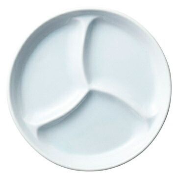 和食器 オ541-138 ピアニシモ ブルー14cm三つ仕切り皿