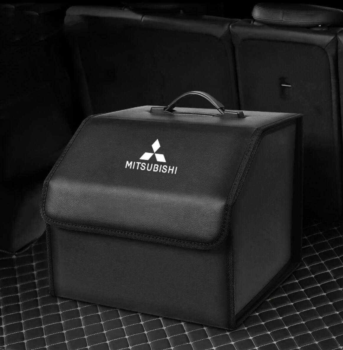 【新品未使用】激レア三菱 Mitsubishi トランク収納ボックス車用車載収納ボックス多機能折りたたみ式テールボックス収納ケース収納物整理用品