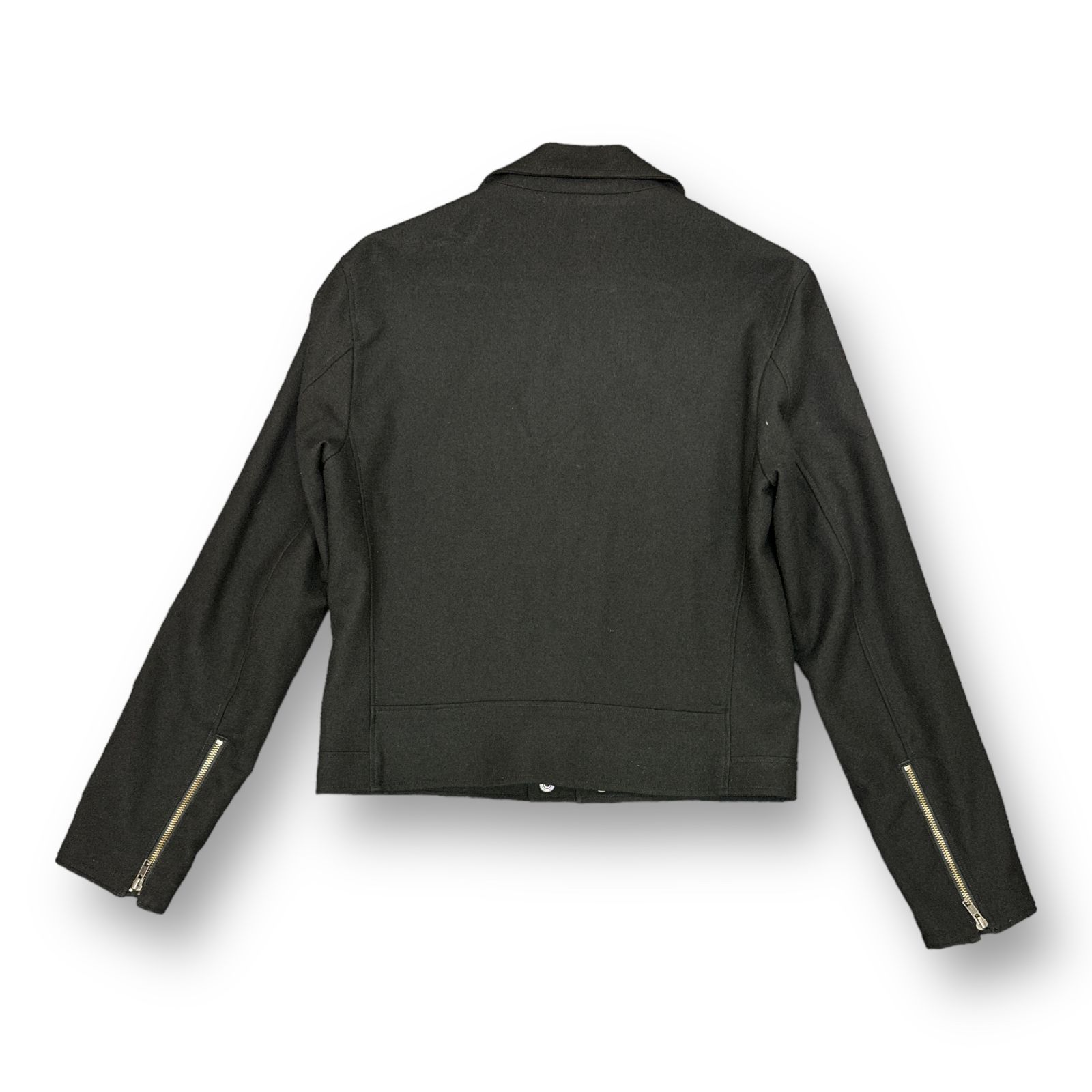Yohji Yamamoto POUR HOMME 14AW ハの字ジップ メルトン ライダース 
