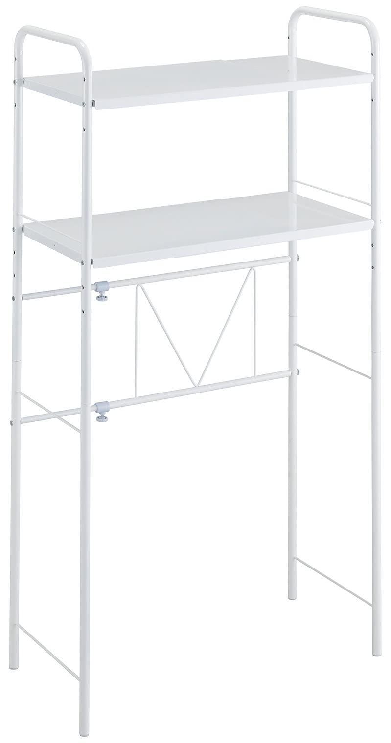ゴミ箱上ラック Belca キッチンスペースラック 伸縮タイプ 幅55~85×奥行34.2×高さ140cm ホワイト ベルカ Belca キッチン収納 レンジ台 SPR-EX