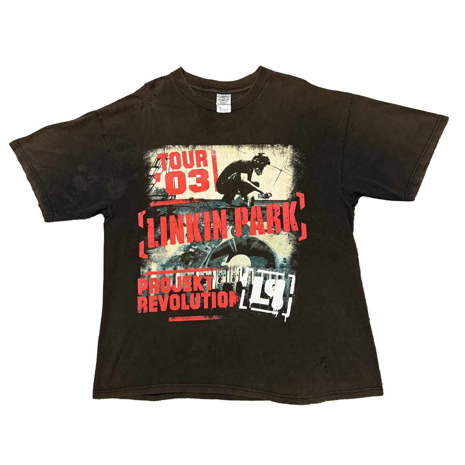 00s Linkin Park Project Revolution Tour tee 2003 バンドT