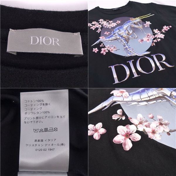 ディオールオム DIOR HOMME Tシャツ カットソー 空山基 ダイナソー 
