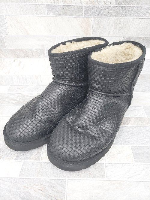 UGG ムートンブーツ28cm ◇ UGG アグ 1007886 Classic Mini Woven ムートン ブーツ