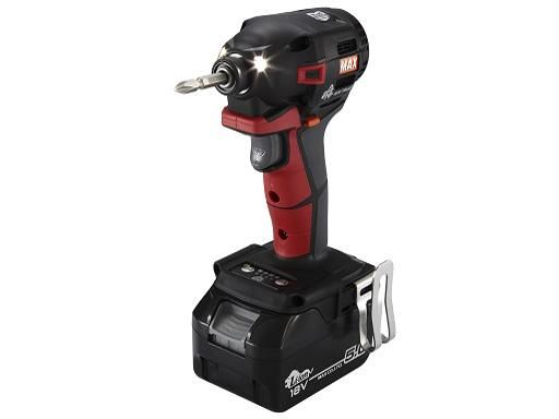 2営業日で発送 株 マックス マックス MAX 充電式ブラシレスインパクトドライバ PJ-ID153R 赤 14.4V 18V対応 本体のみ PJ91243