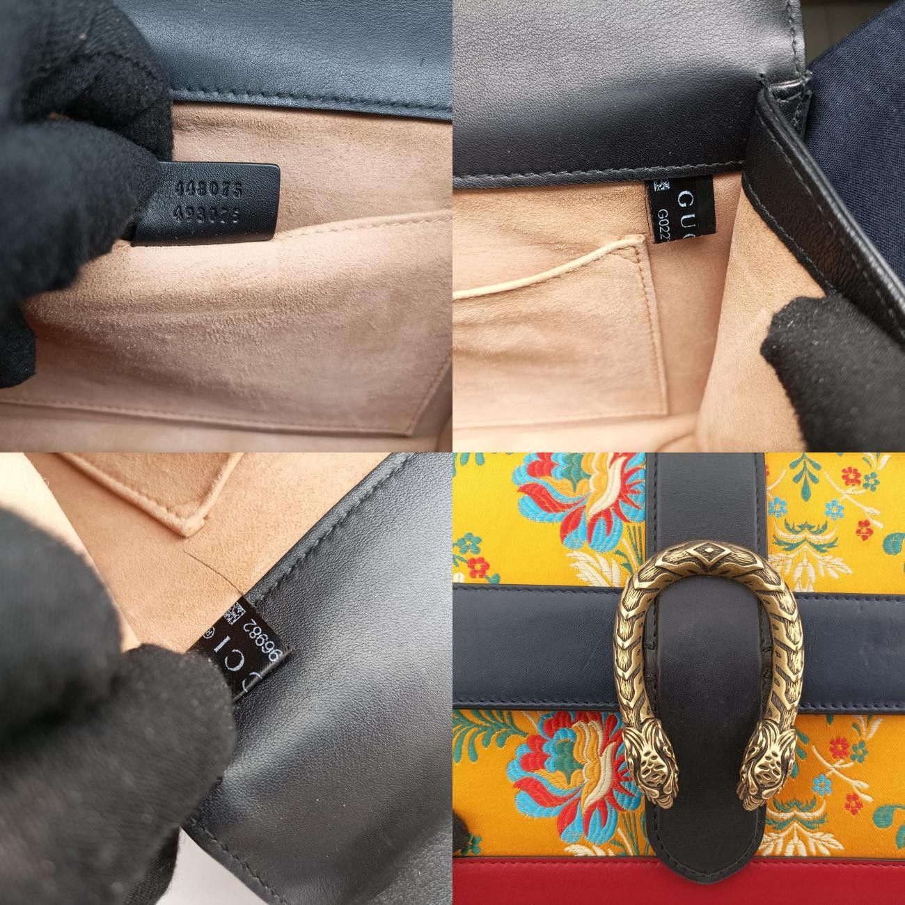 グッチGucciディオニュソスイエロー×マルチシルク448075G022196982