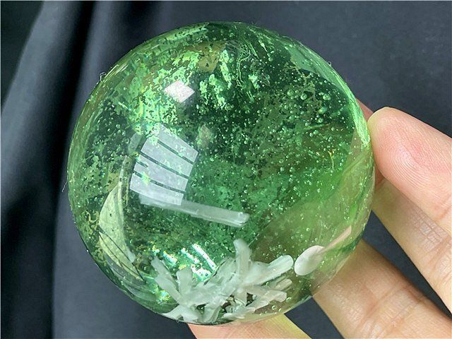 丸雪 約:61mm☆超綺麗☆雪花オブシディアン丸玉B85Z1/43Z32D - メルカリ