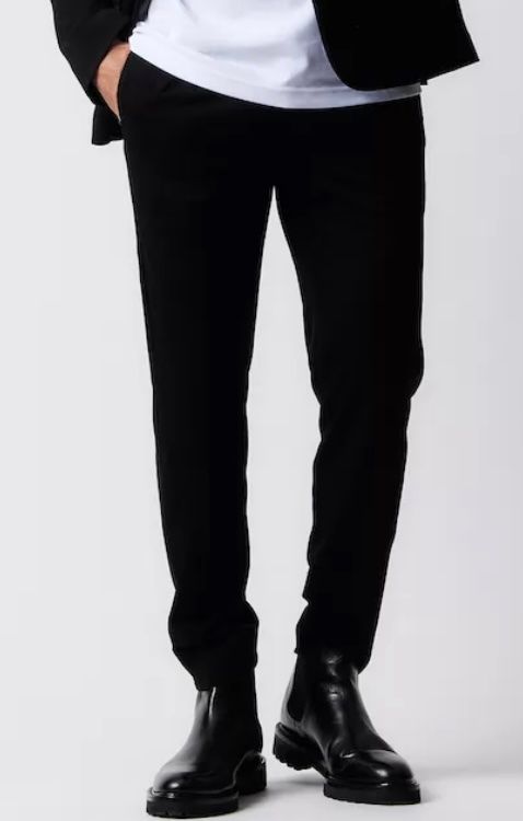 未使用 1piu1uguale3 ウノピゥウ 6 ブラック SUMMER WOOL JERSEY