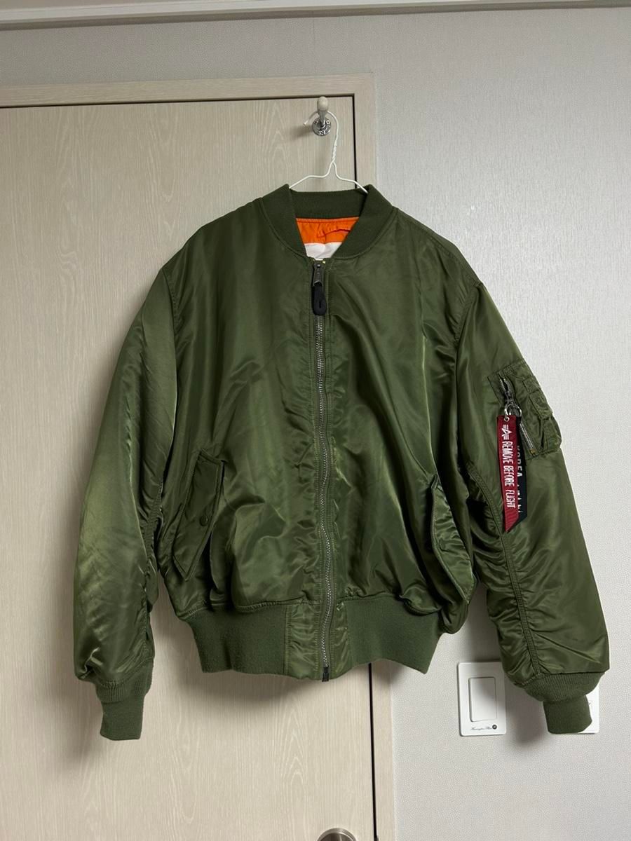 【雷市場（ポンジャン）商品韓国直送】ALPHA INDUSTRIES(アルファ インダストリーズ) MA ー 1 出品 サイズ XL