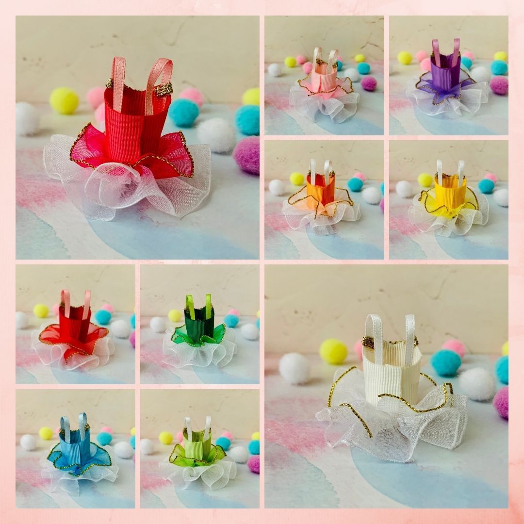 バレエミニチュチュチャーム10色 balletキーホルダー yuki-charm 