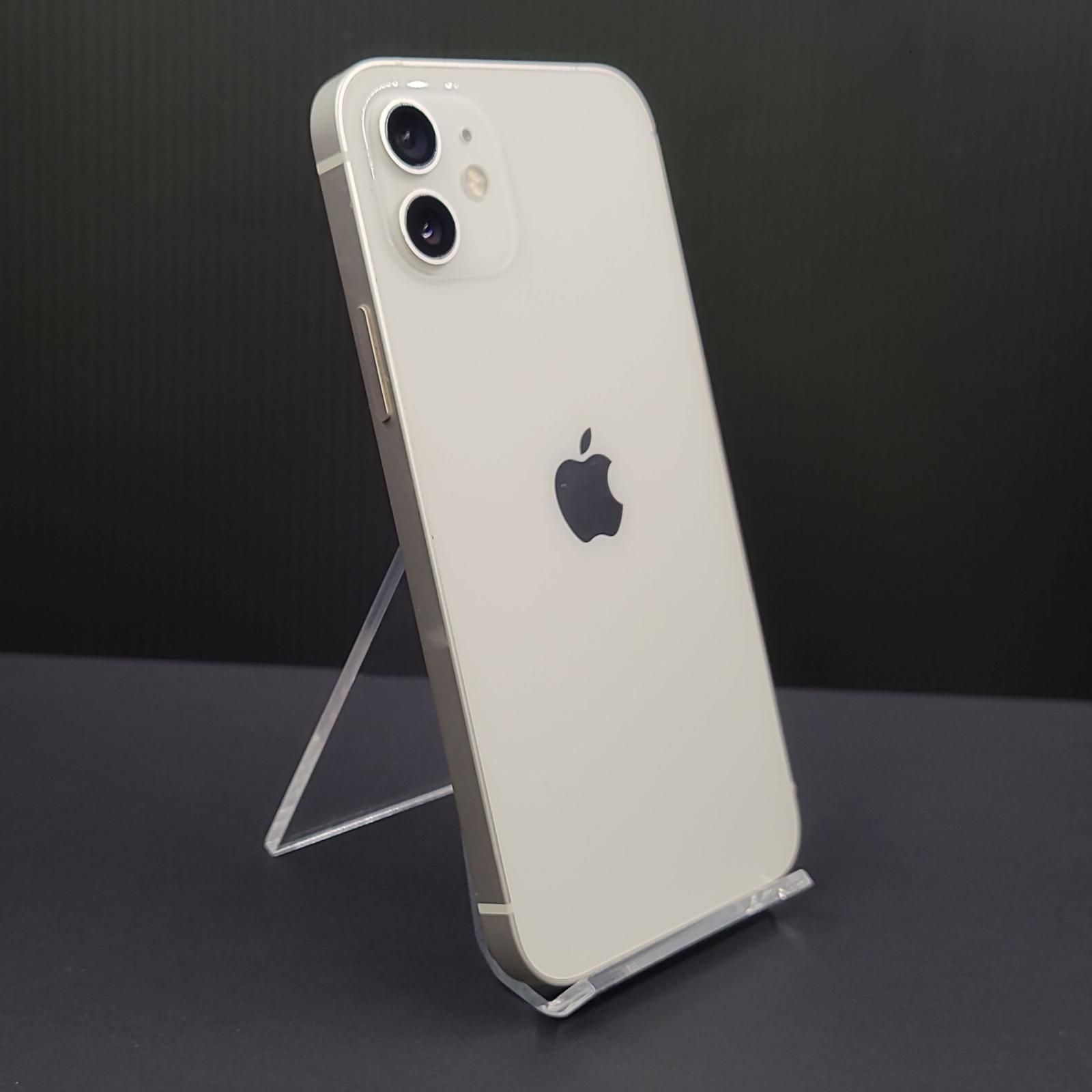 【全額返金保証】【最速発送】Apple iPhone 12 64GB ホワイト docomo 動作確認済 白ロム 87%