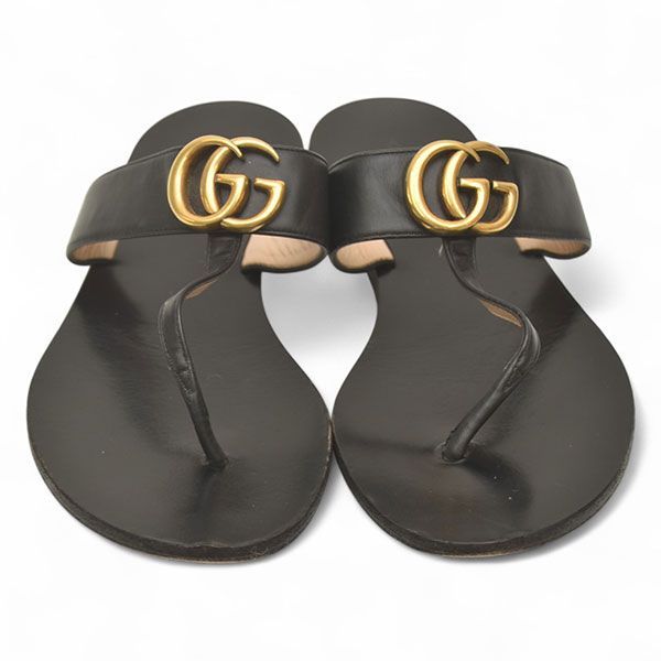 グッチ GGロゴマーク トングサンダル 38.5(約25-25.5cm) グッチ GGロゴマーク トングサンダル 38.5(約25-25.5cm) - メルカリ