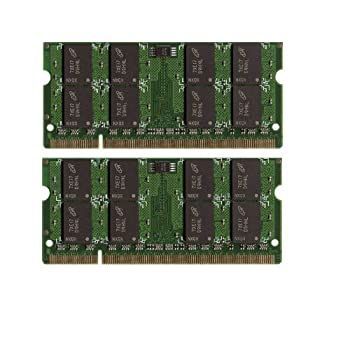2GB 2x1GB DDR2 PC5300 SODIMM PC2-5300 ノートパソコンメモリー