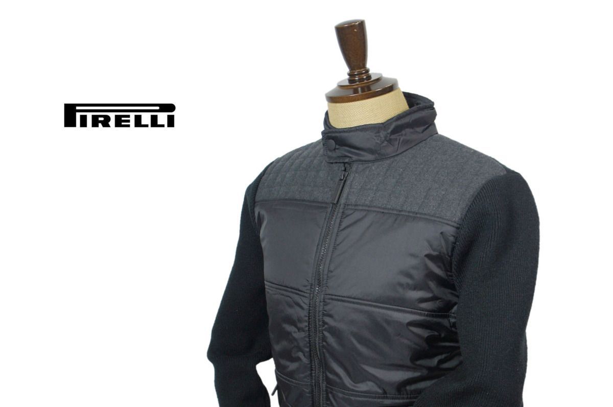 PIRELLI ピレリ LEON 掲載! ニット ブルゾン 新品 50 B426..