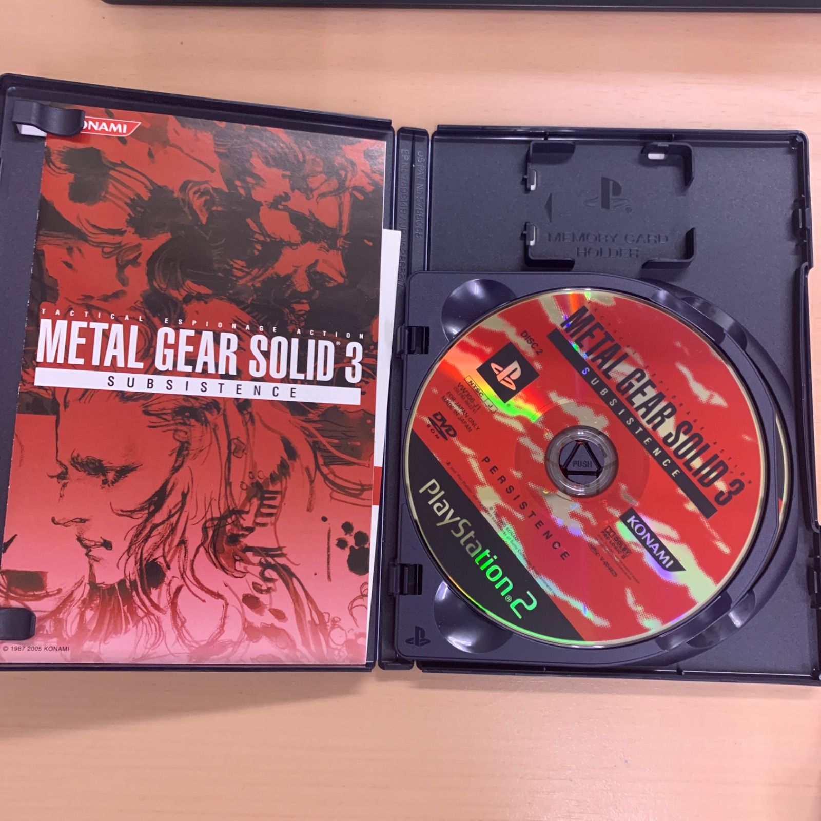 いラインアップ 新品、未使用 METAL GEAR SOLID 3 SUBSISTENCE 初回