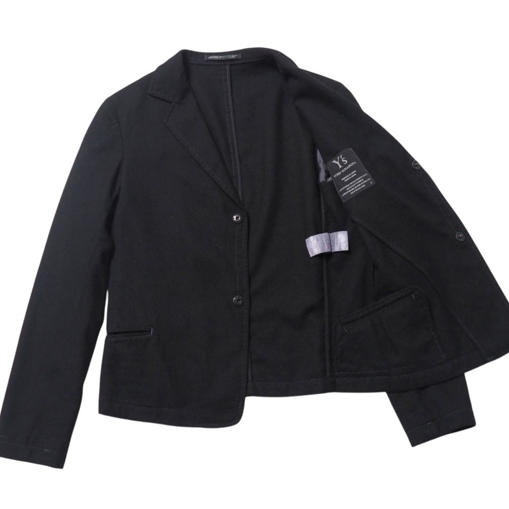 【美品】ワイズ　Y's　ジャケット　ウール100％　ヨージヤマモト　サイズ3 Y's Yohji Yamamoto ワイズ ヨウジヤマモト パンツスーツ サイズ
