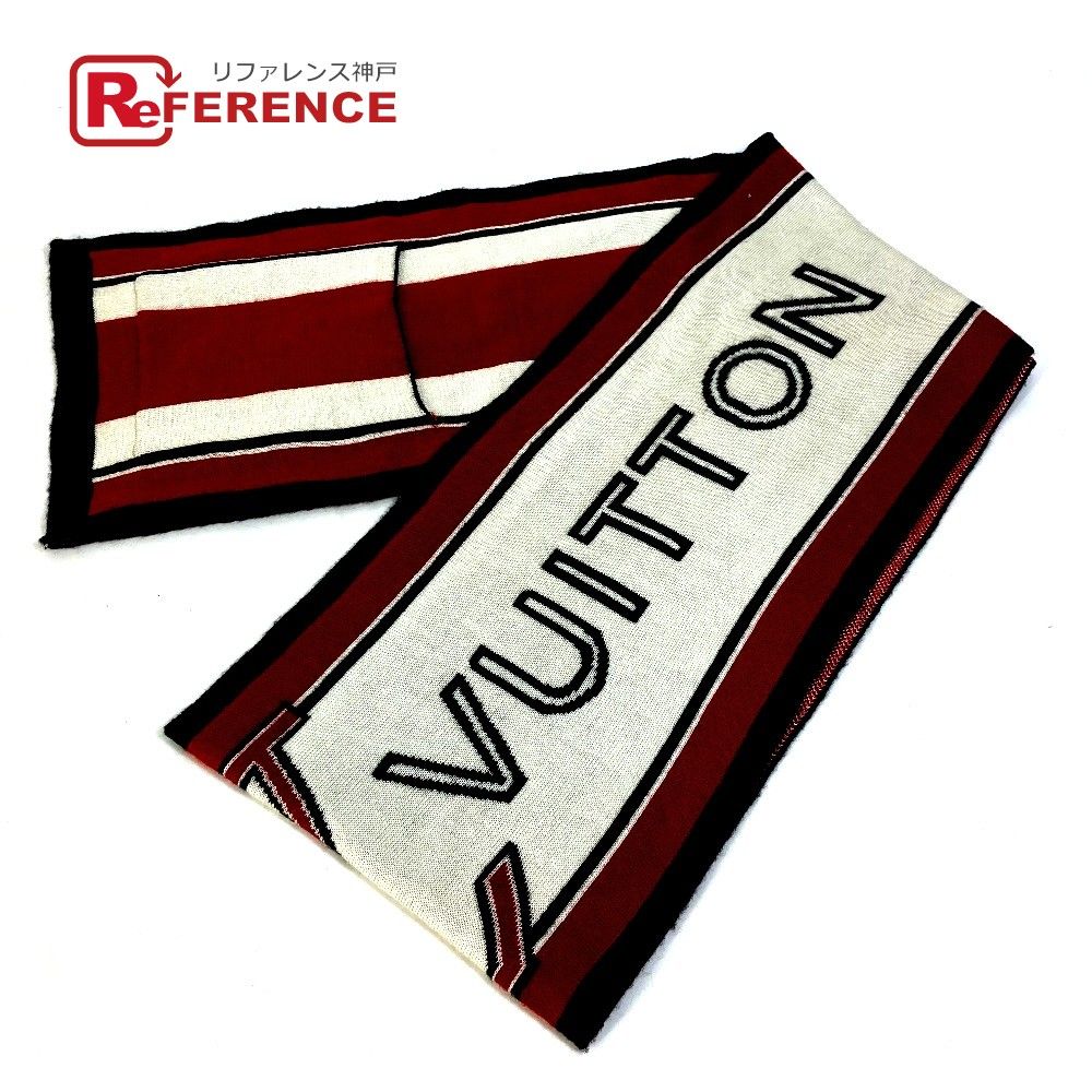 Louis Vuitton ロゴ入りレッドマフラー 58430_4.jpg